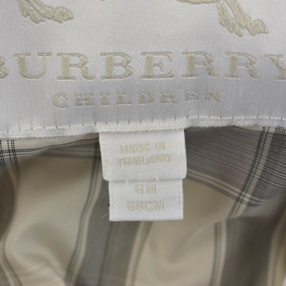 BURBERRY Pale Blue & "Nova Check" Hooded Snowsuit - Picture 8 of 8